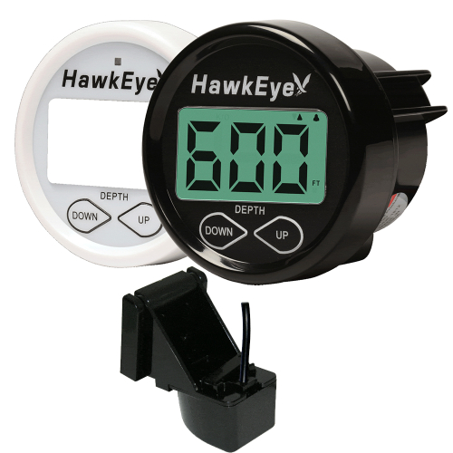 HawkEye - HawkEye DepthTrax 2B In-Dash Digital Depth Gauge - TM/In-Hull