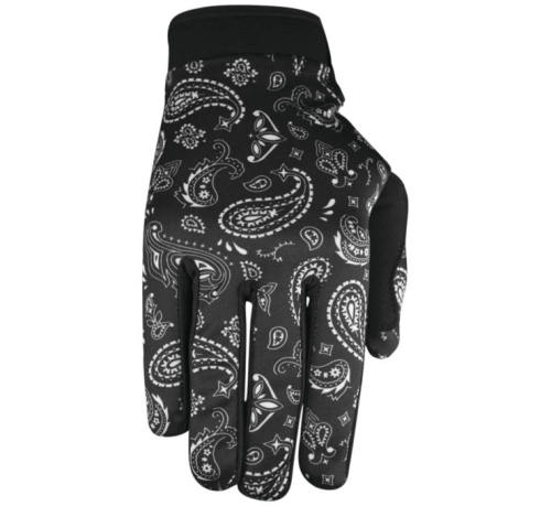 Saints of Speed - Saints of Speed Rad Gloves - PA-L-BW - Black Paisley - Large