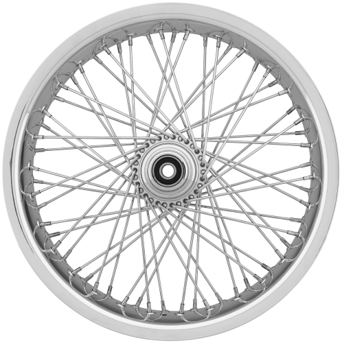 Ride Wright Wheels Inc - Ride Wright Wheels Inc Exotica 60 Spoke 21x3.5 Front Wheel (Single Disc) - 04236-845SD-EX-T