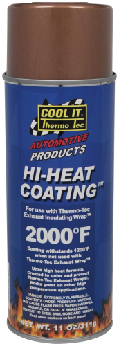 Thermo-Tec - Thermo-Tec Exhaust Wrap Spray Coating - Copper - 12003