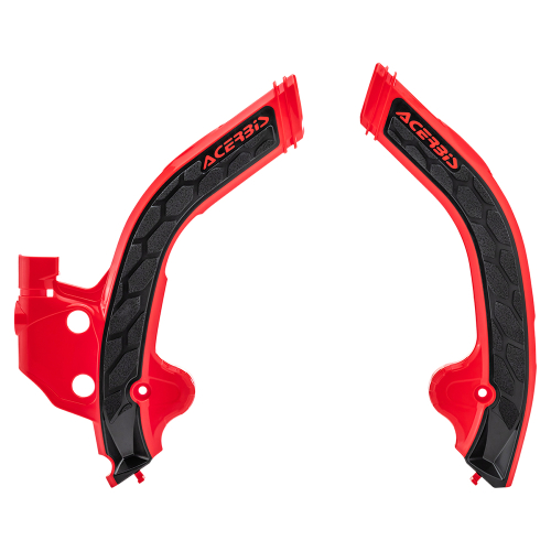 Acerbis - Acerbis X-Grip Frame Guards - Red/Black - 2801941018