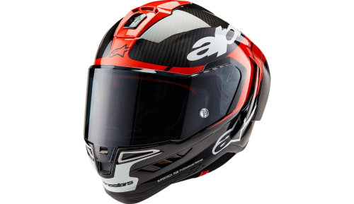 Alpinestars - Alpinestars Supertech R10 Element Helmet - 8200324-1363-XS - Carbon/Red/White - X-Small