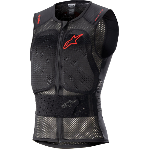 Alpinestars - Alpinestars Nucleon Flex Pro Protection Vest - 6508123-009-XS - Black/Red - X-Small