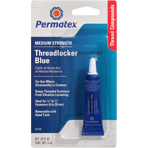Permatex - Permatex Medium Strength Threadlocker Blue Tube - 6ml