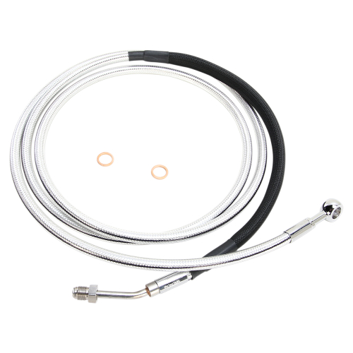 Magnum - Magnum Sterling Chromite II Hydraulic Clutch Line - 80in. - 180 Degree Banjo Angle - 31480
