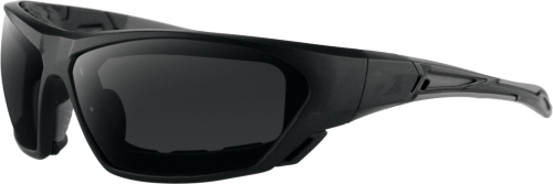 Bobster Eyewear - Bobster Eyewear Crossover Convertible With Foam Sunglasses - BCRS001 - Matte Black - OSFM