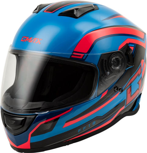 G-Max - G-Max FF-18 Drift Helmet - F11811214 - Black/Blue/Red - Small