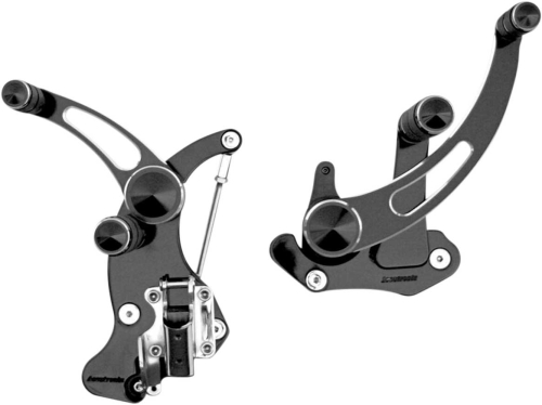 Accutronix - Accutronix Forward Controls - Slotted 6in. - Night Series - FC405-SSN