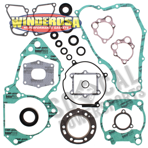 Winderosa - Winderosa Complete Gasket Set with Oil Seals - 811254