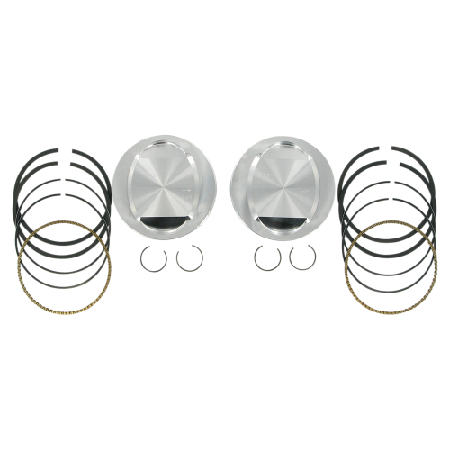 S&S Cycle - S&S Cycle Forged Piston Kit for 95ci. Big Bore Kit - Standard Bore 3 7/8in. - .005in. Oversized - 92-1204