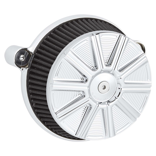 Arlen Ness - Arlen Ness Big Sucker Stage I Air Filter Kit - 10-Gauge - Chrome - 18-316
