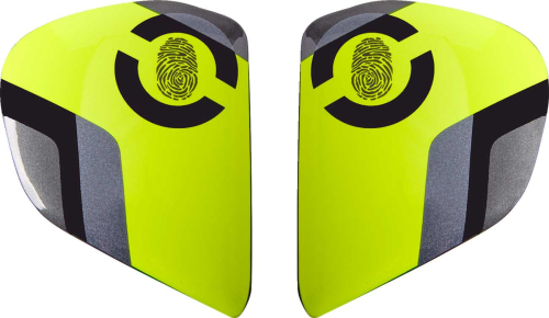 Arai Helmets - Arai Helmets Side Pods for Contour-X Helmets - Fluorescent Yellow - 025726