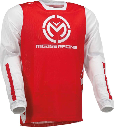 Moose Racing - Moose Racing Sahara Jersey - 2910-7429 - Red/White - X-Large