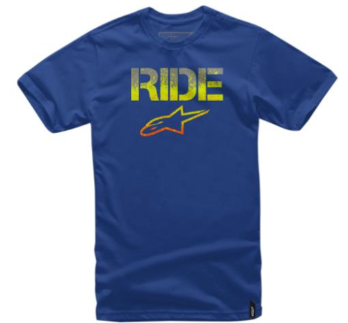 Alpinestars - Alpinestars Ride Splatter T-Shirt - 10367200479M - Royal Blue - Medium