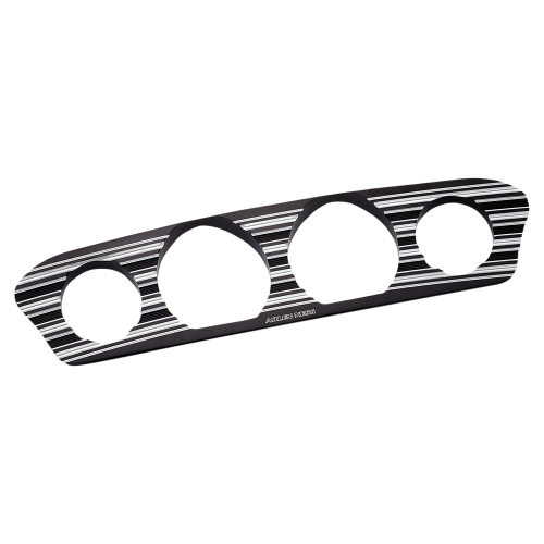 Arlen Ness - Arlen Ness Inner Fairing Gauge Trim - 10-Gauge - Black - 30330