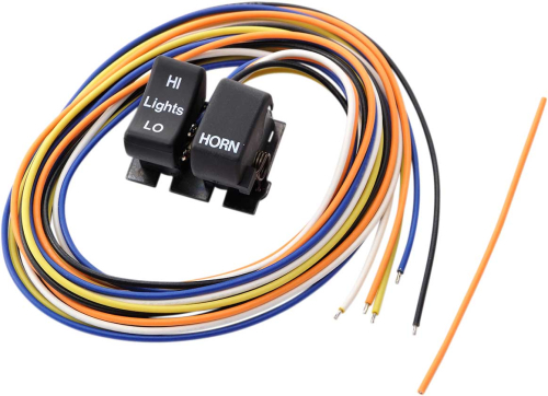 Drag Specialties - Drag Specialties Handlebar Dimmer and Horn Switches - Black - 71597-92L-HC4