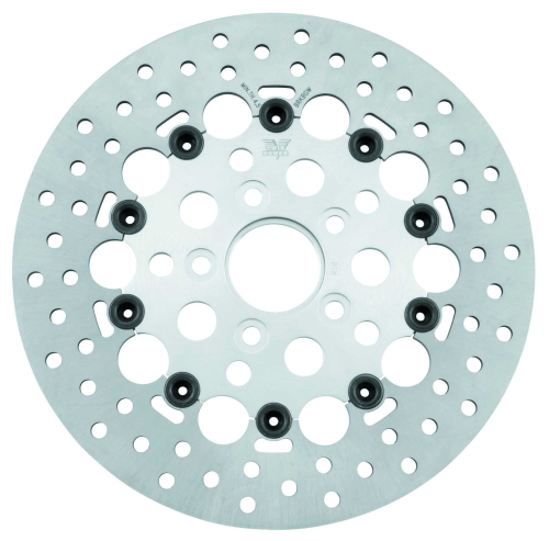 Twin Power - Twin Power Floating Hole Rotor - Silver - 666835