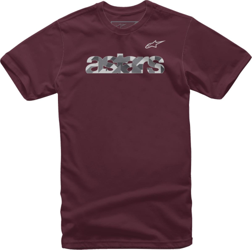 Alpinestars - Alpinestars Scatter T-Shirt - 1139-72255-838-S - Maroon - Small
