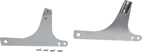 Khrome Werks - Khrome Werks Sissy Bar Sideplates - Chrome - 263710C