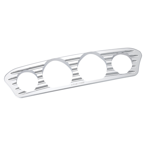 Arlen Ness - Arlen Ness Inner Fairing Gauge Trim - Deep Cut - Chrome - 30342