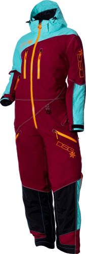 DSG - DSG 2.0 Womens Monosuit - 52260 - Aqua/Garnet - Medium