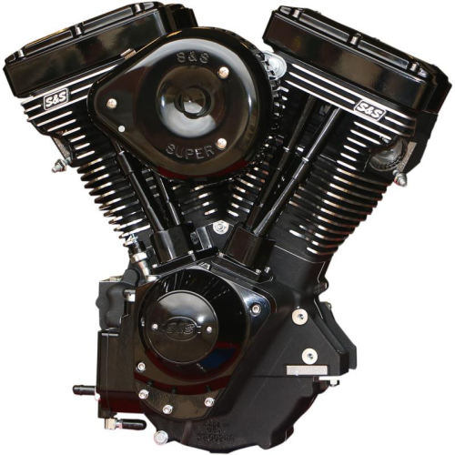 S&S Cycle - S&S Cycle V111 Complete Engine - Gloss Black Finish - 106-0828