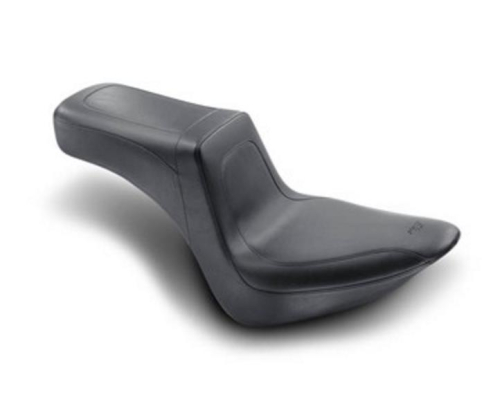 Mustang - Mustang Squareback One-Piece Seat - Smooth - Black - 76386