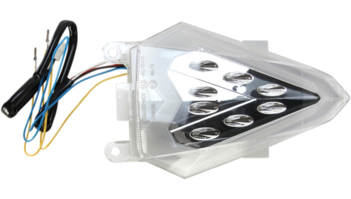 Moto MPH - Moto MPH Integrated Taillights - Clear - MPH-50080ACD