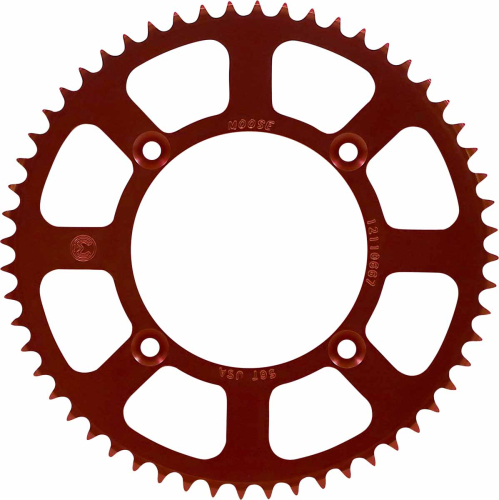 Moose Racing - Moose Racing Aluminum Rear Sprocket - Red - 56T - M3025-56R