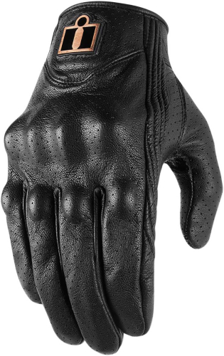 Icon - Icon Pursuit Classic Perf Gloves - 3301-3831 - Black - Medium