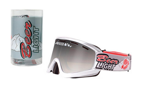 Beer Optics - Beer Optics Cold Beer Goggles - 067-06-808 - Bullet/Silver Mirror Lens