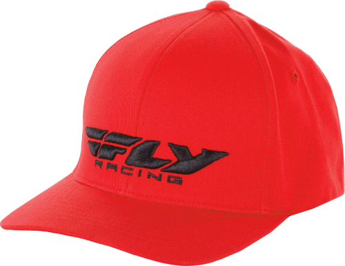 Fly Racing - Fly Racing Podium Hat - 351-0382L - Red - Lg-XL