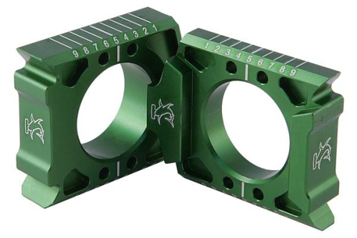 Hammerhead Designs - Hammerhead Designs Axle Blocks - Green - 04-0001-00-30