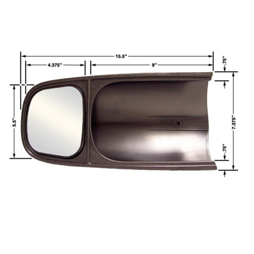 CIPA USA - CIPA USA Clip On Tow Mirror - Dodge - Pair - 10300