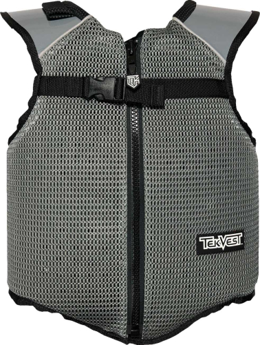 Tekrider - Tekrider SpokeMaster Lite TekVest - EMBSML06-G - Gray - X-Large