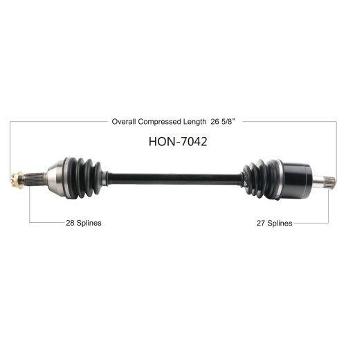 Open Trail - Open Trail OE 2.0 Rear Axle - HON-7042