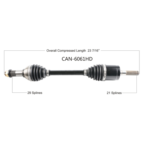 Open Trail - Open Trail HD 2.0 Front Axle - CAN-6061HD