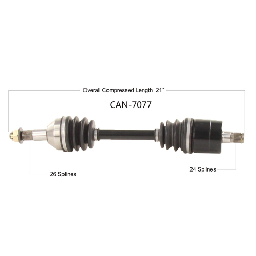 Open Trail - Open Trail OE 2.0 Rear Axle - CAN-6077HD