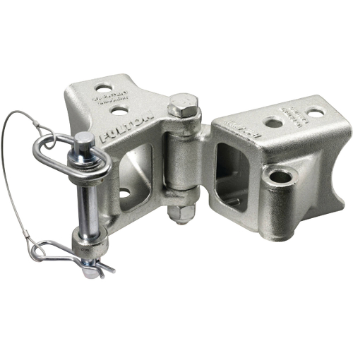 Fulton - Fulton Fold-Away Bolt-On Hinge Kit 2" x 3" Trailer Beam, Rating 5,000 lbs., 48" Pivot, Z-Max 600 Zinc Finish