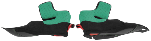 X-lite - X-lite Cheek Pad for X-803/803RR Helmets - Green - 2XL - SPRCP00000556