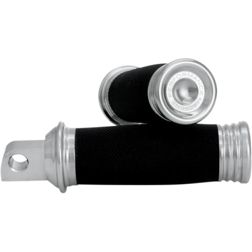 Performance Machine - Performance Machine Merc Footpegs with 45 Deg. Male Mount - Chrome - 0035-1119-CH
