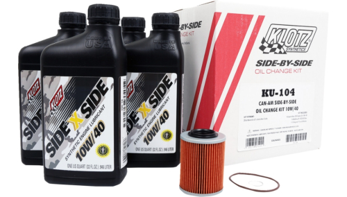 Klotz Oil - Klotz Oil SXS Oil Change Kit - 10W/40 - KU-104
