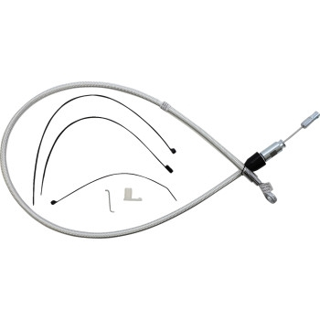 Magnum - Magnum Alternate Length Sterling Chromite Quick Connect Braided Upper Clutch Cable - 38in. - 32344HE