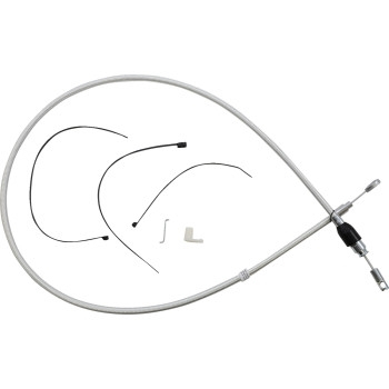 Magnum - Magnum Alternate Length Sterling Chromite Quick Connect Braided Upper Clutch Cable - 50in. - 323416HE