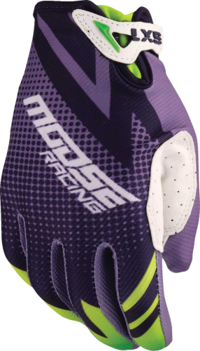 Moose Racing - Moose Racing SX1 Youth Gloves - 3332-1896 - Purple/Green - X-Large