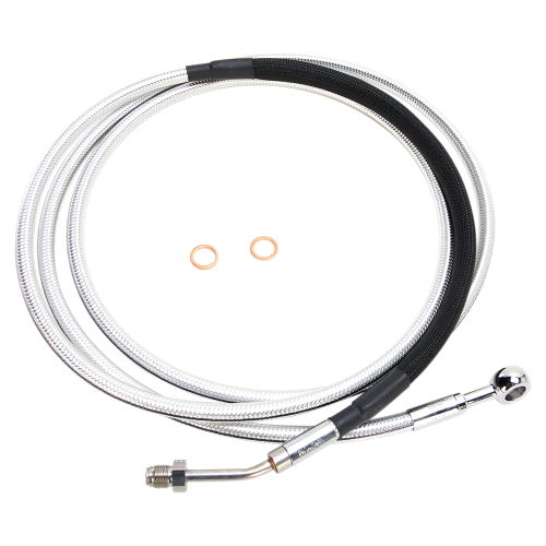 Magnum - Magnum Sterling Chromite II Hydraulic Clutch Line - 82in. - 180 Degree Banjo Angle - 31482
