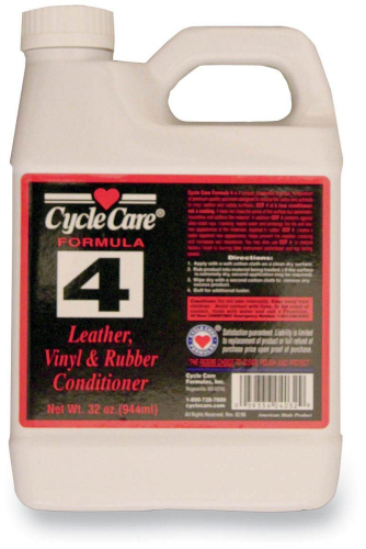 Cycle Care Formulas - Cycle Care Formulas Formula 4 Leather, Vinyl and Rubber Conditioner - 1qt. - 04032