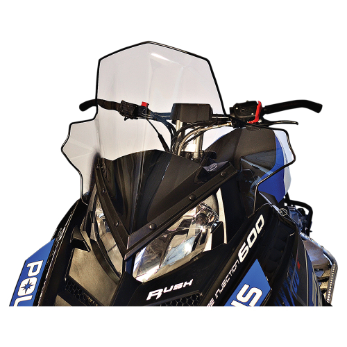 Powermadd - Powermadd Cobra Windshield - 19in. - Clear/Black Fade - 10183010