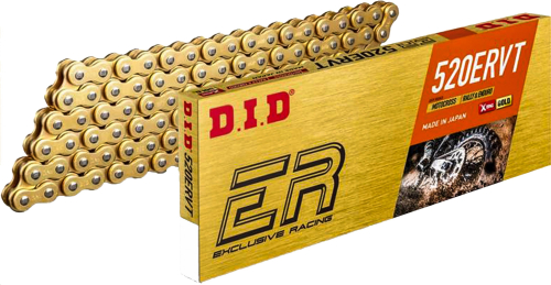 D.I.D - D.I.D 520 ERVT Series X-Ring Chain - 25ft. Links - Gold - 520ERVT25FT