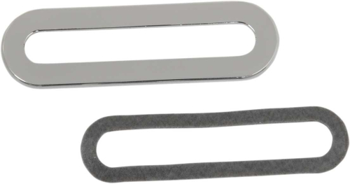 Drag Specialties - Drag Specialties Chrome Billet Indicator Light Bezel - 2202-0062